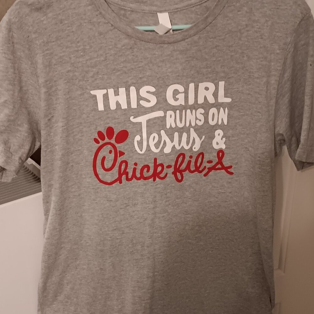 Chic fil a and Jesus t-shirt